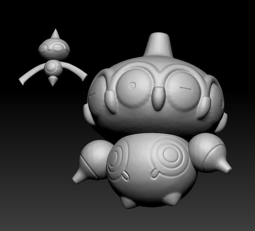 Pokemon Baltoy and Claydol 3D print model_2