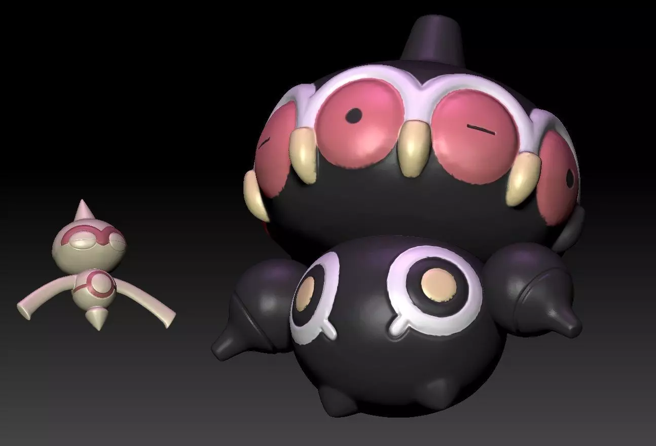 Pokemon Baltoy and Claydol 3D print model_0