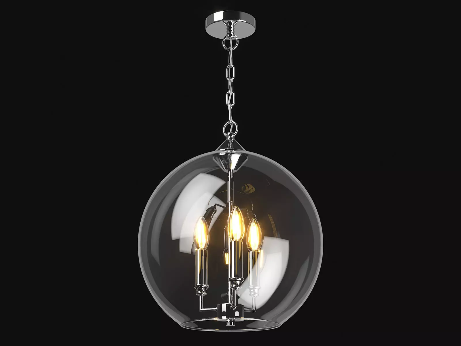 729134 Sferico Lightstar hanging chandelier 3D model