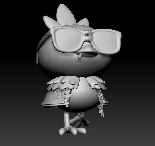 Pokemon Torchic 3D print model