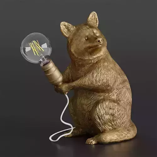 Raccoon Table Lamp