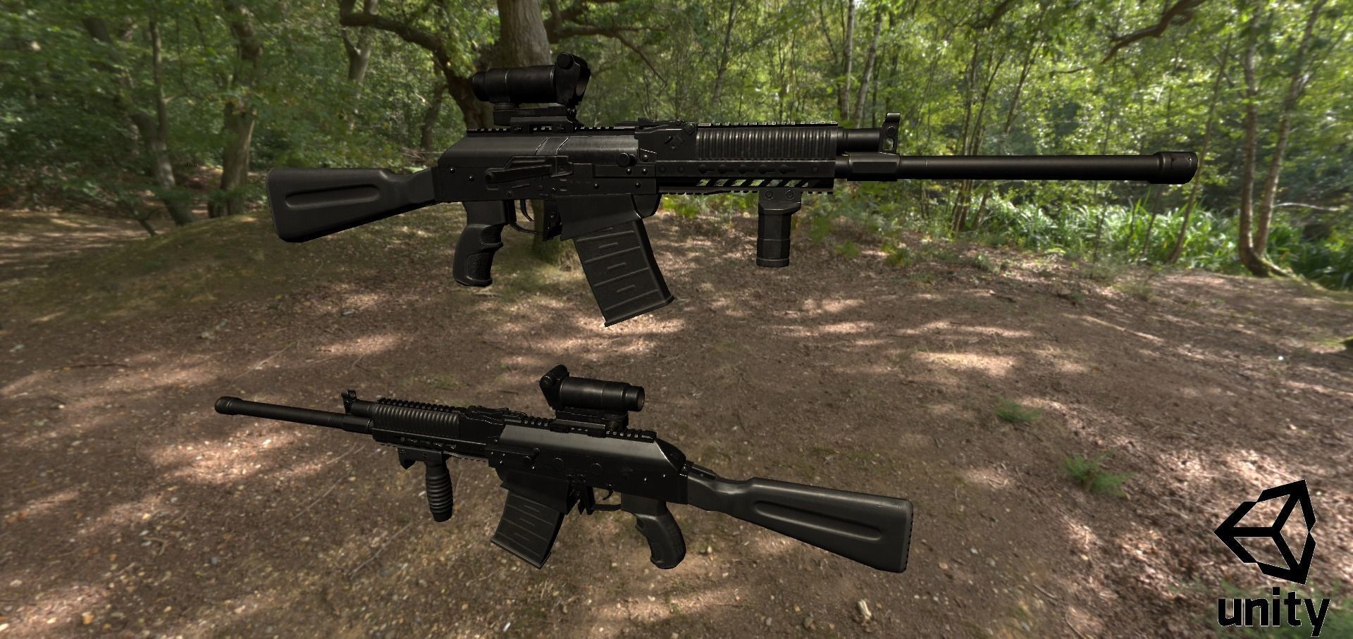 ASR-12 Automatic Combat Shotgun Low-poly 3D model_36