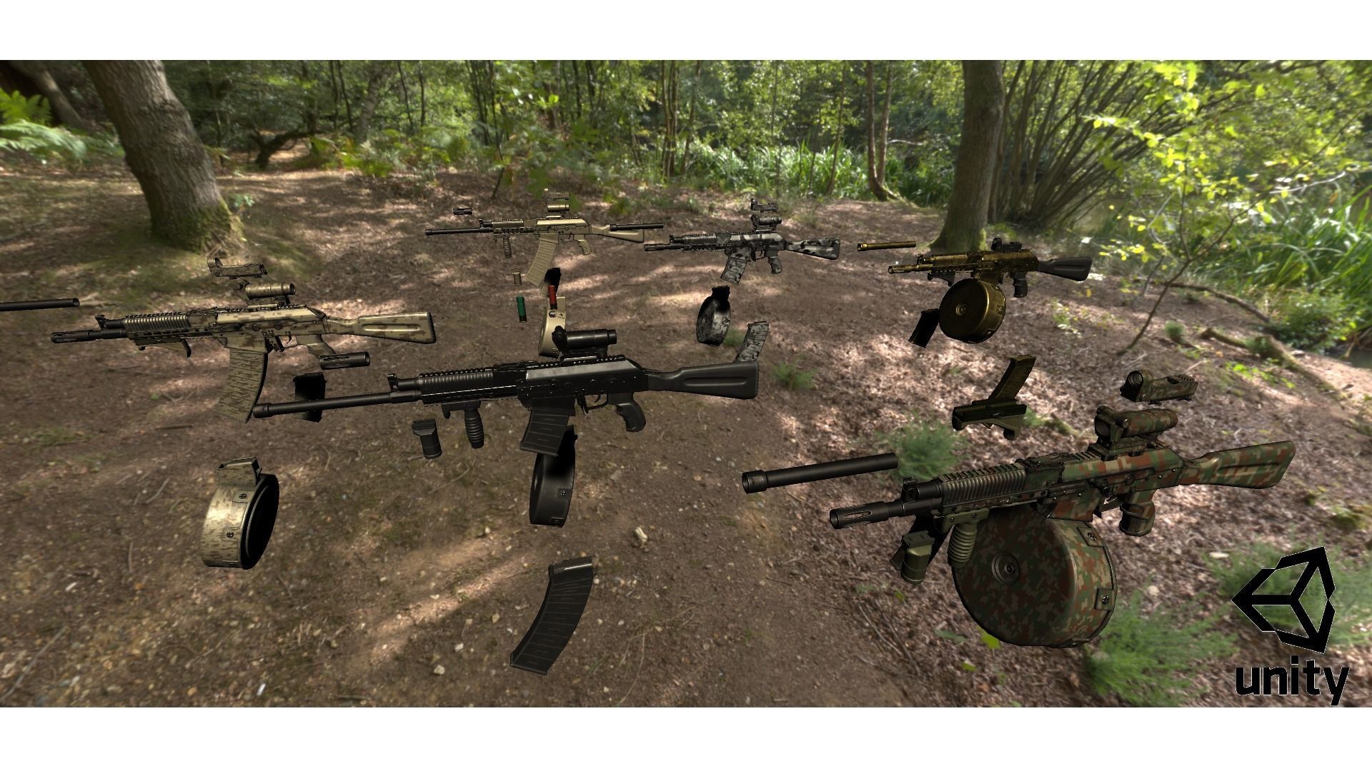 ASR-12 Automatic Combat Shotgun Low-poly 3D model_42