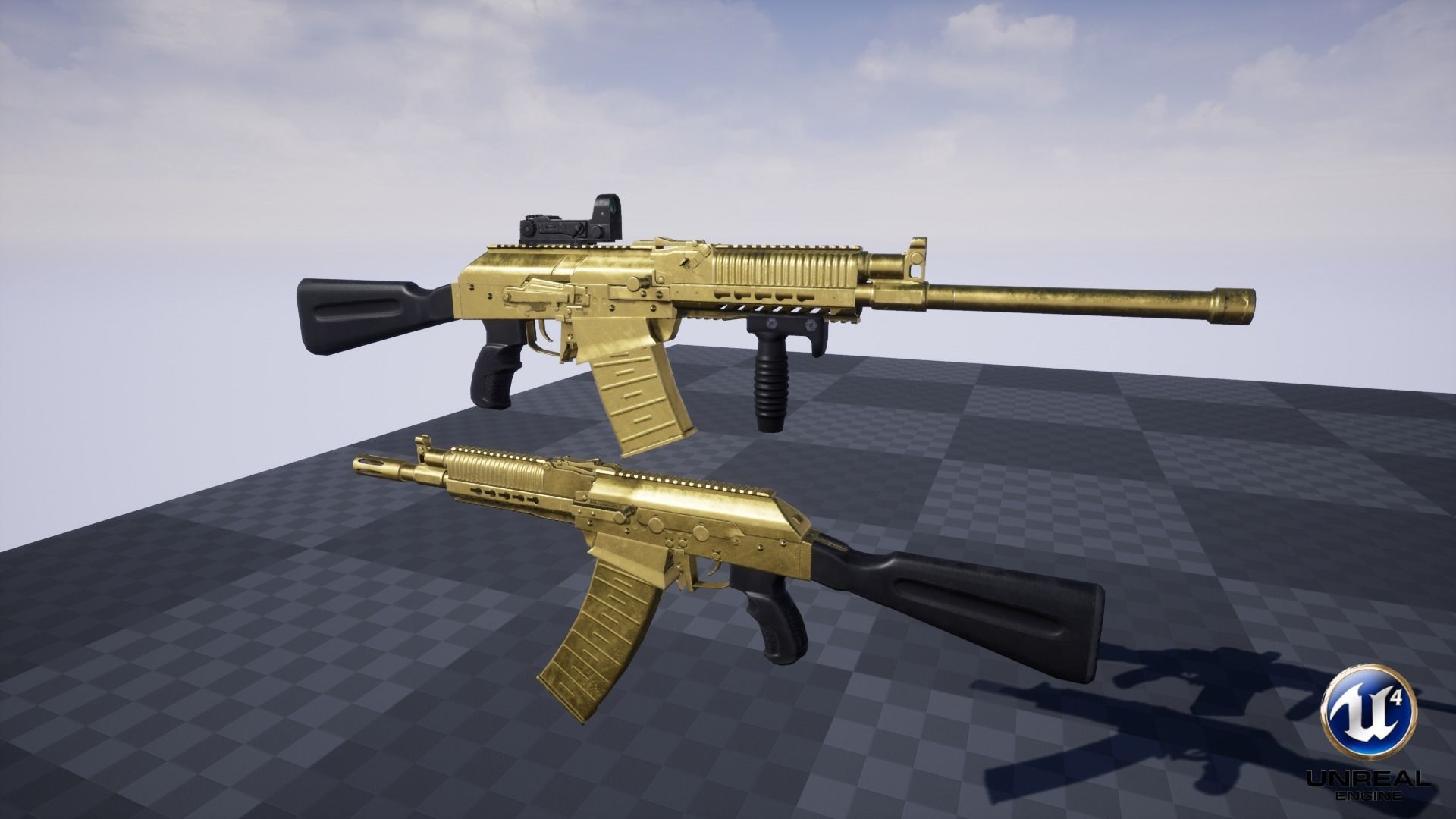 ASR-12 Automatic Combat Shotgun Low-poly 3D model_29