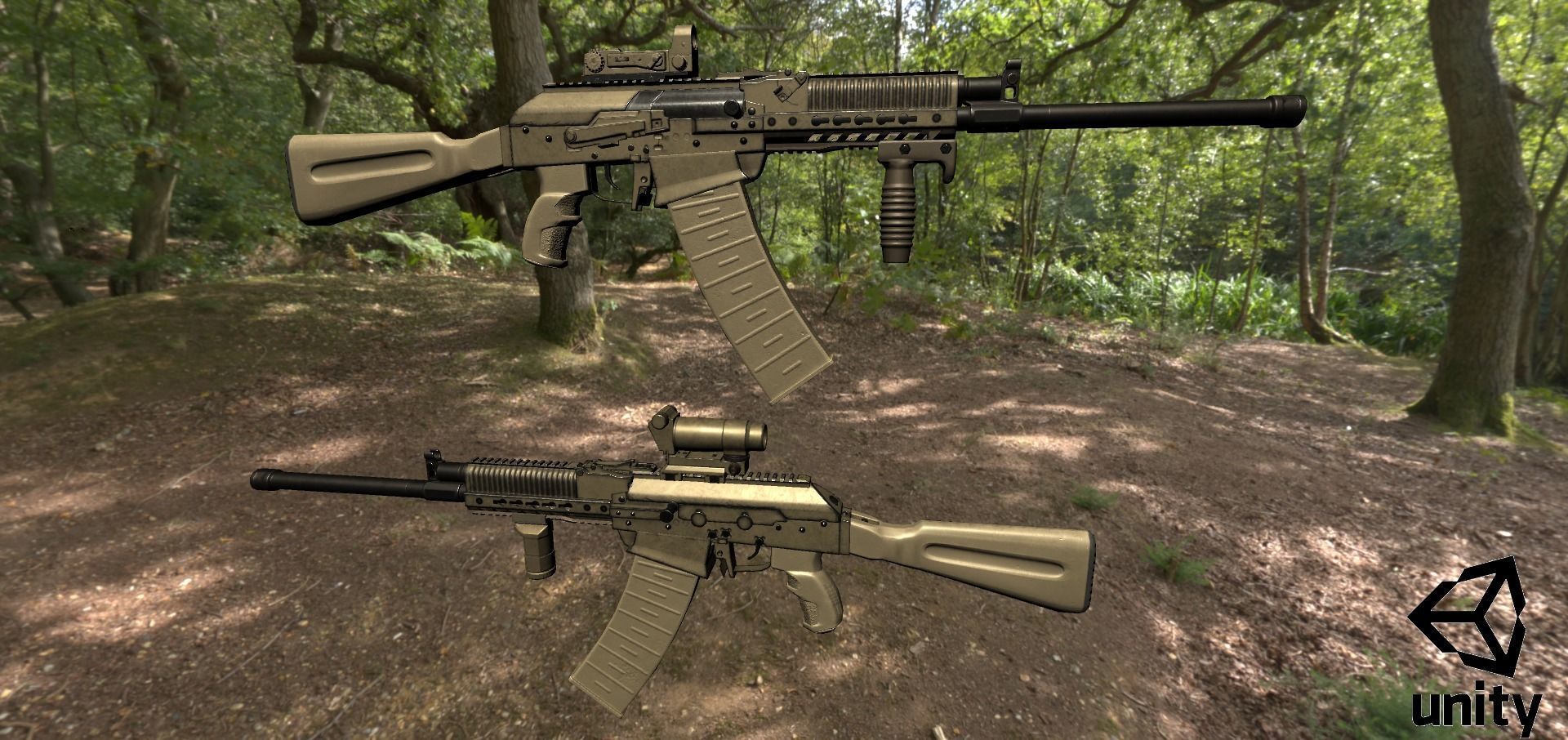 ASR-12 Automatic Combat Shotgun Low-poly 3D model_39
