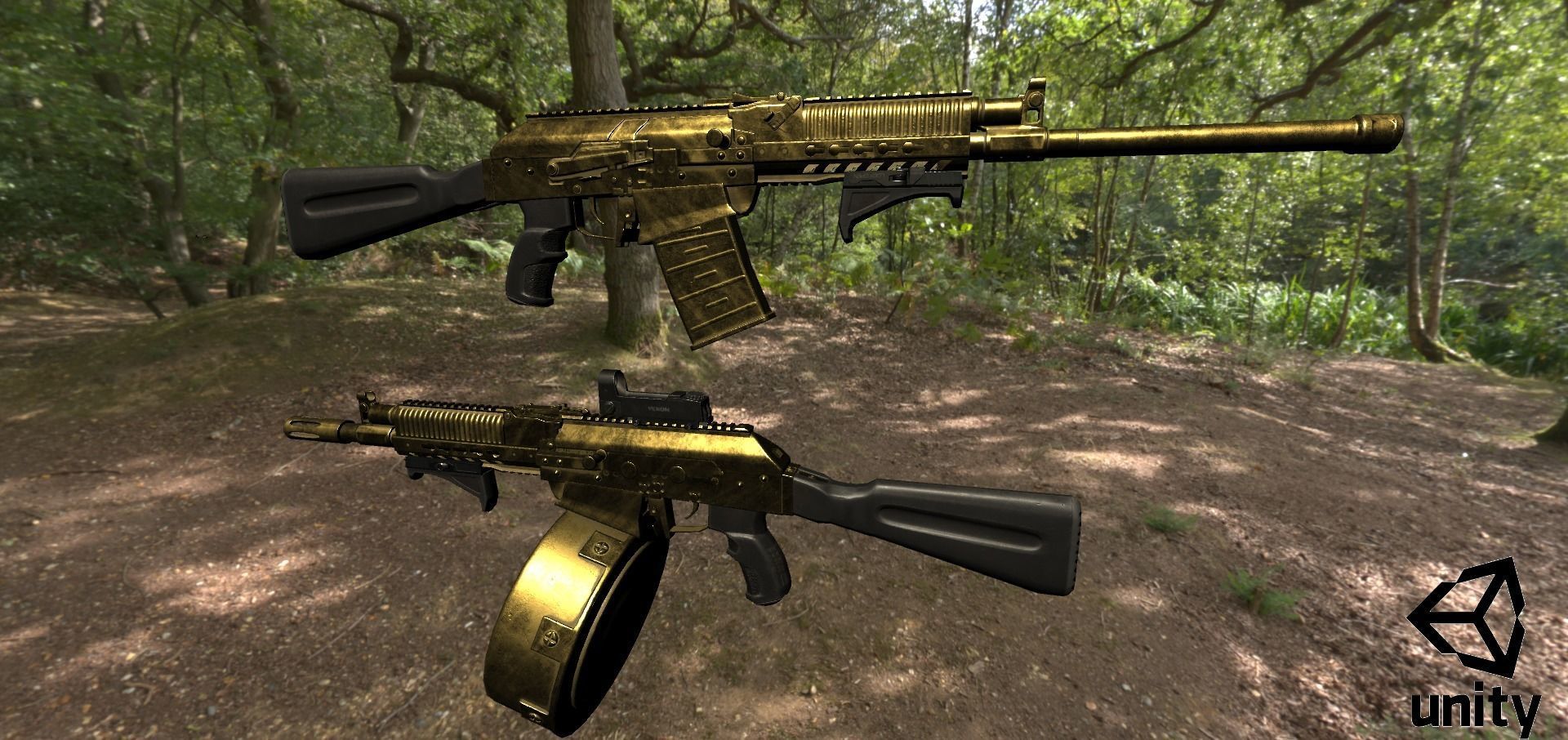 ASR-12 Automatic Combat Shotgun Low-poly 3D model_41