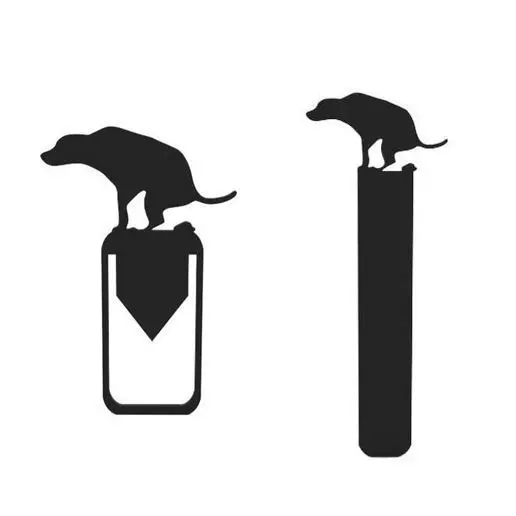 Paper clip and bookmark 3D print model_0