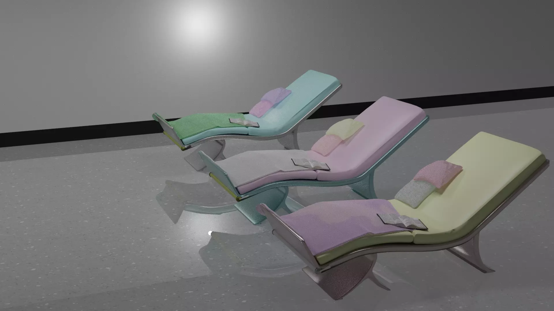 Hospital bed Look a like 3D model_0
