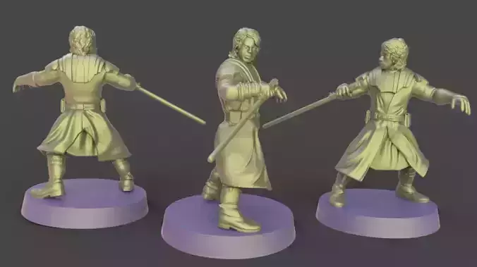 Star Wars legion anakin Presupported included