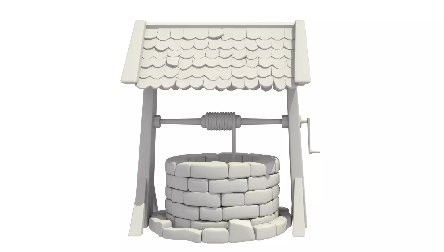 Wishing Well Model 3D model_0