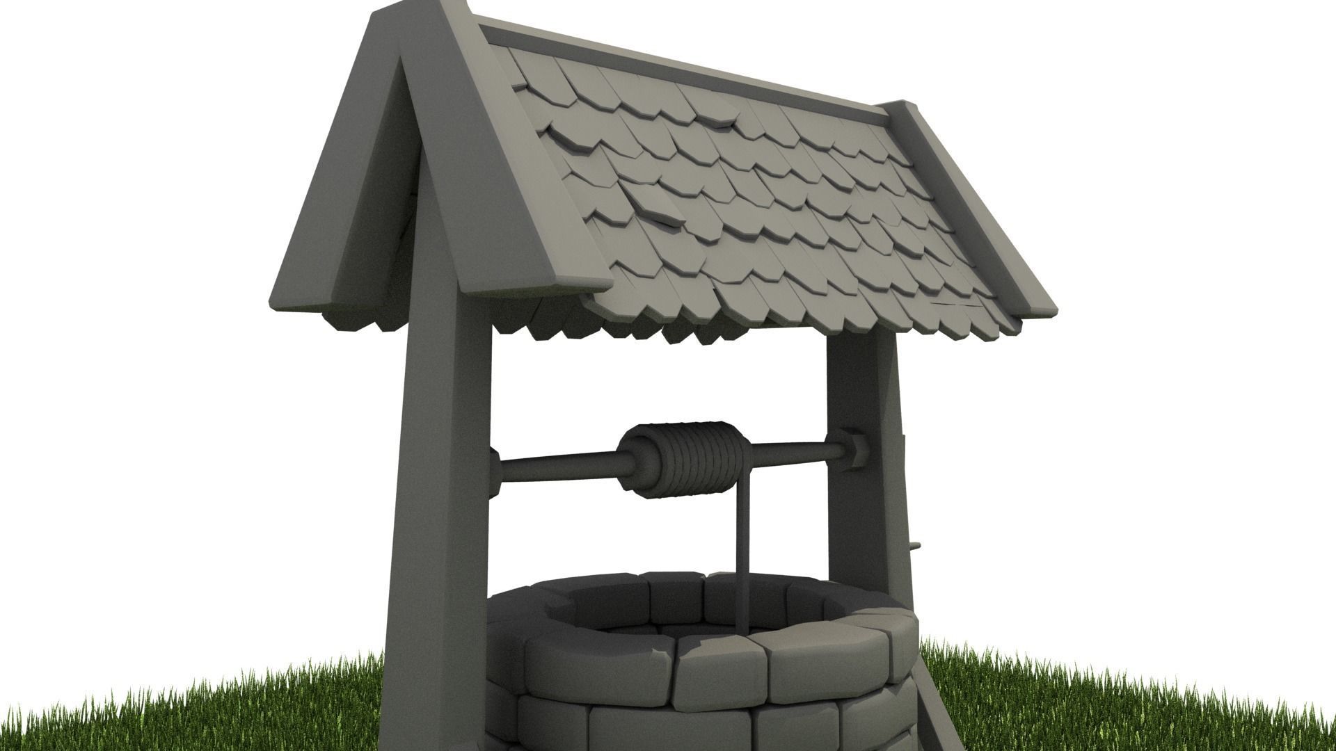 Wishing Well Model 3D model_3