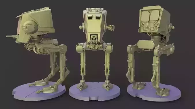 Star wars legion Atst miniature Presupported included