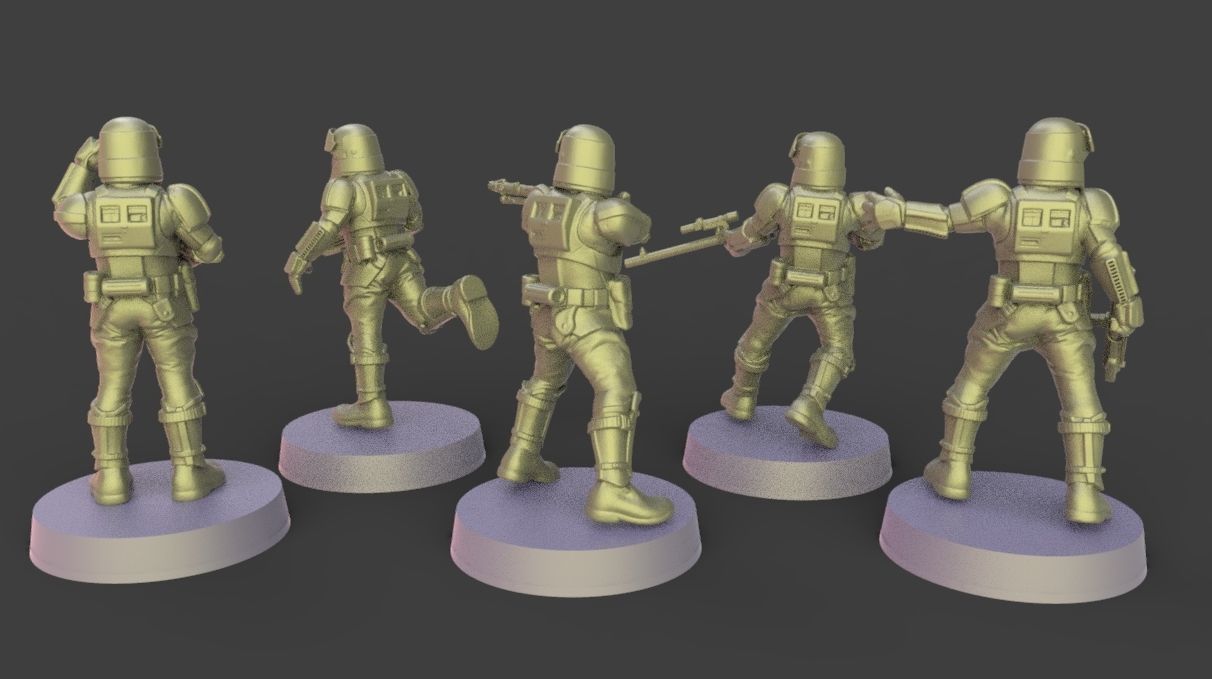 Star Wars legion shoretroopers pressuported included 3D print model_2