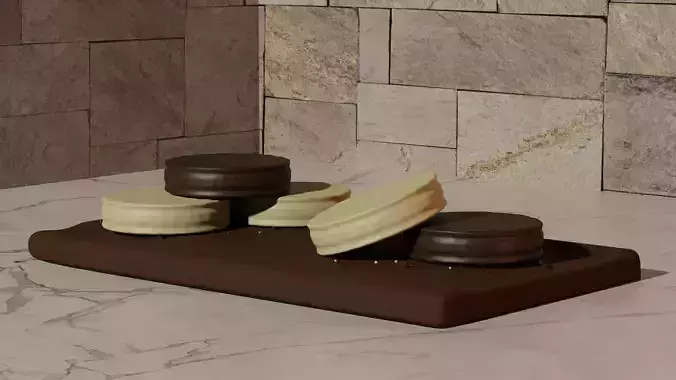 Alfajores de dulce de leche y chocolate