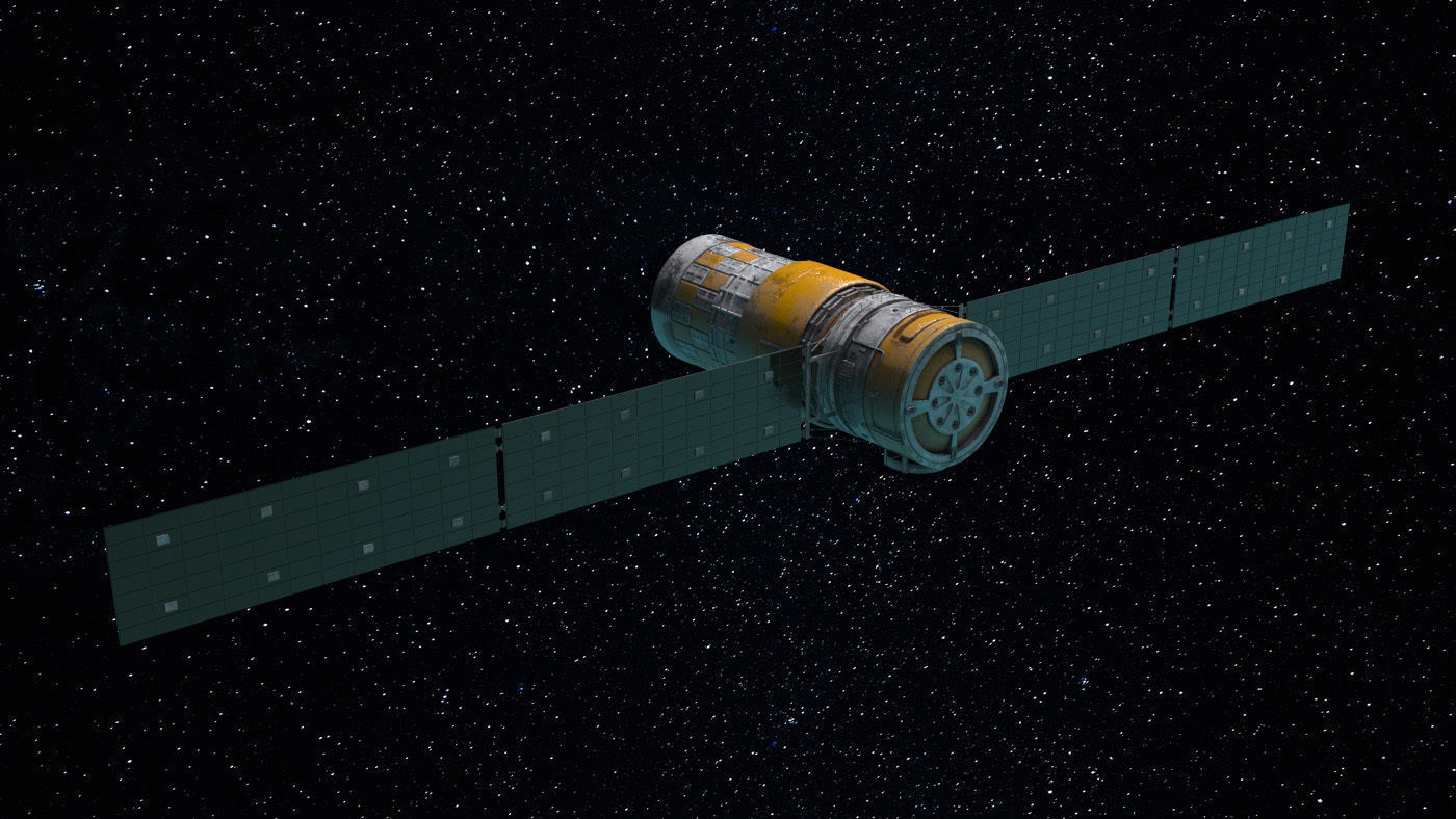 Space Module 006 3D model_4