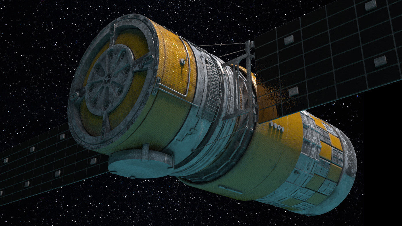 Space Module 006 3D model_9