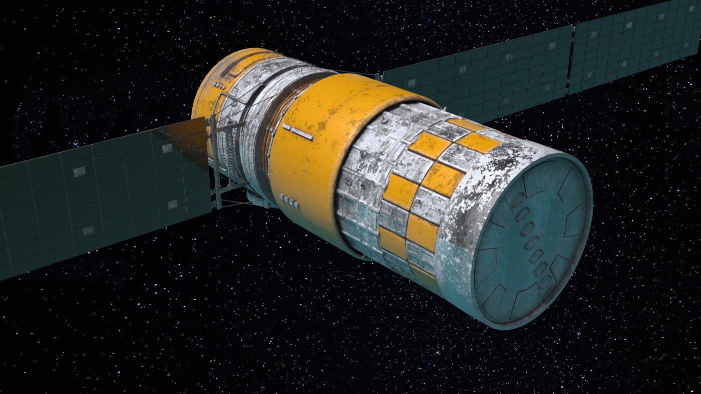 Space Module 006 3D model_2