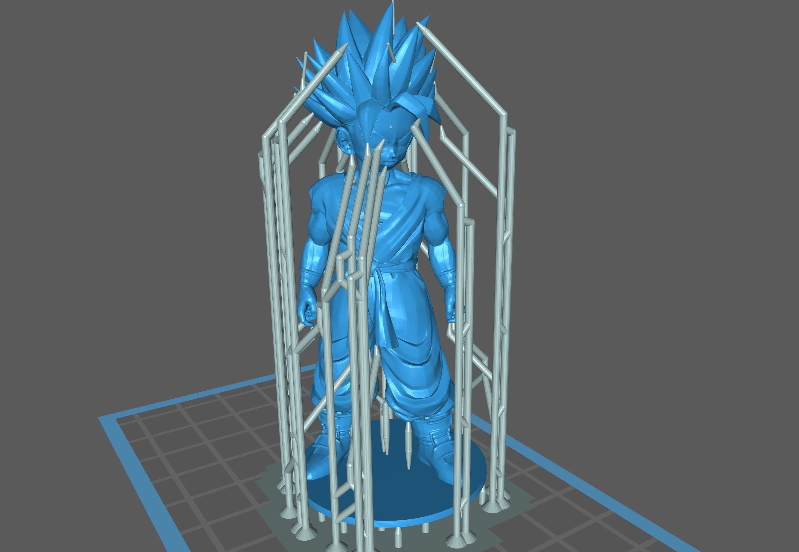 Trunks Super Saiyan 3D print model_6