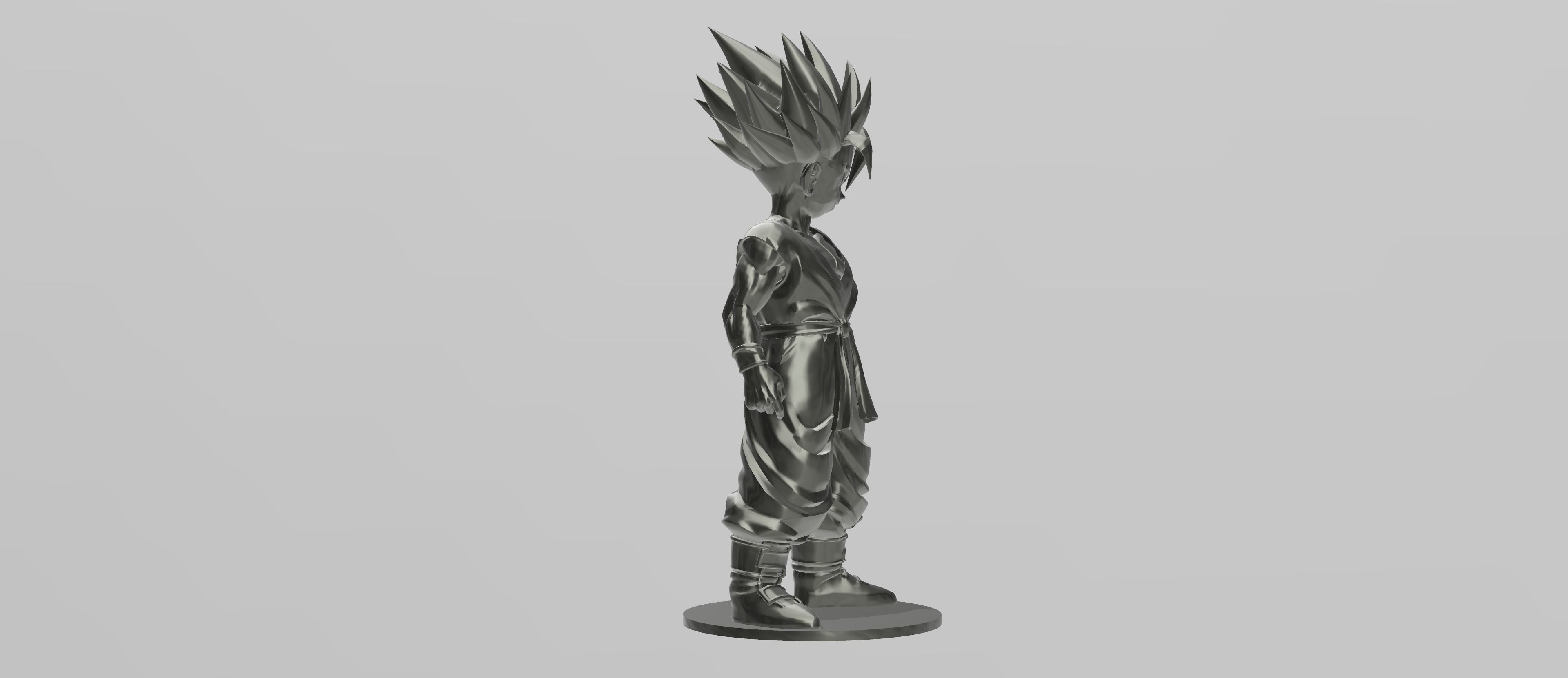 Trunks Super Saiyan 3D print model_4