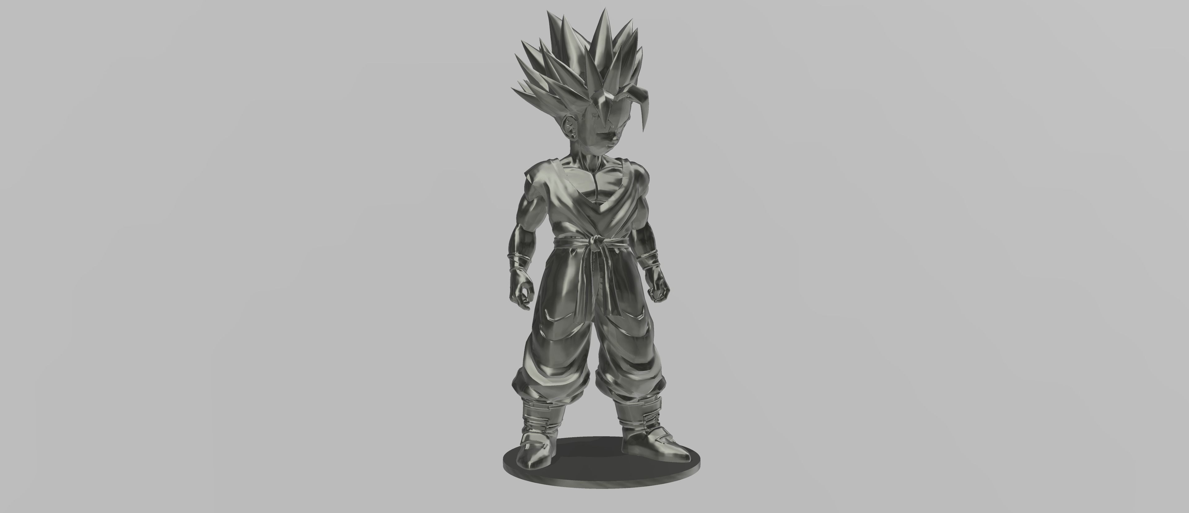 Trunks Super Saiyan 3D print model_5