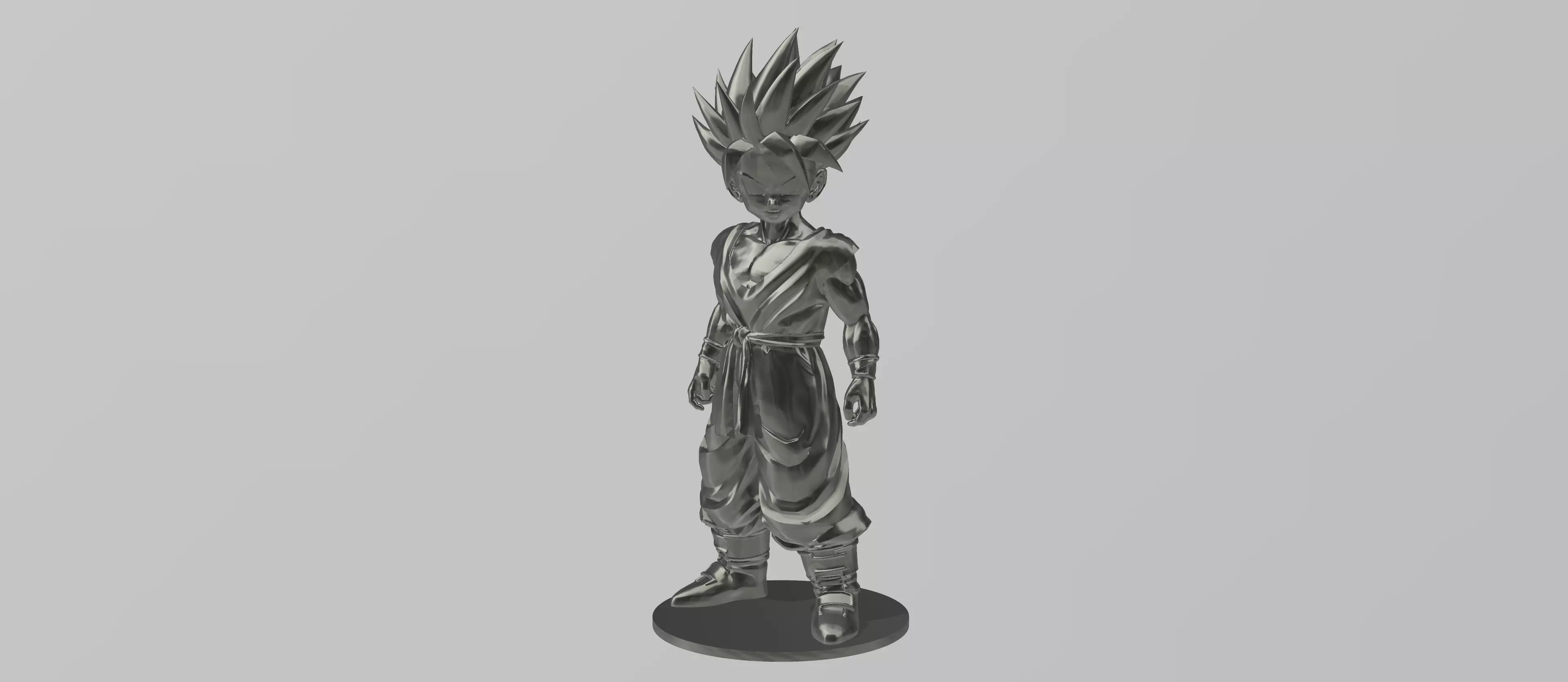Trunks Super Saiyan 3D print model_0