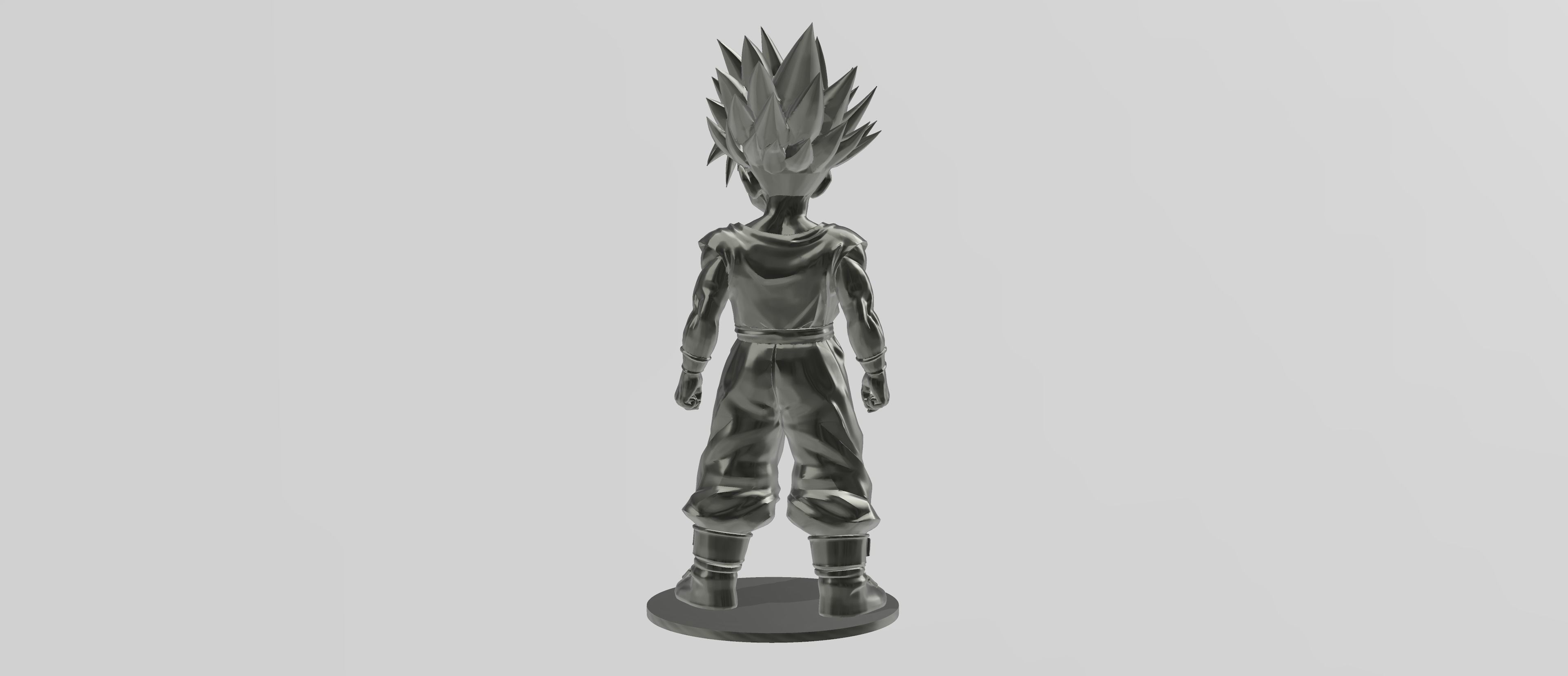 Trunks Super Saiyan 3D print model_3