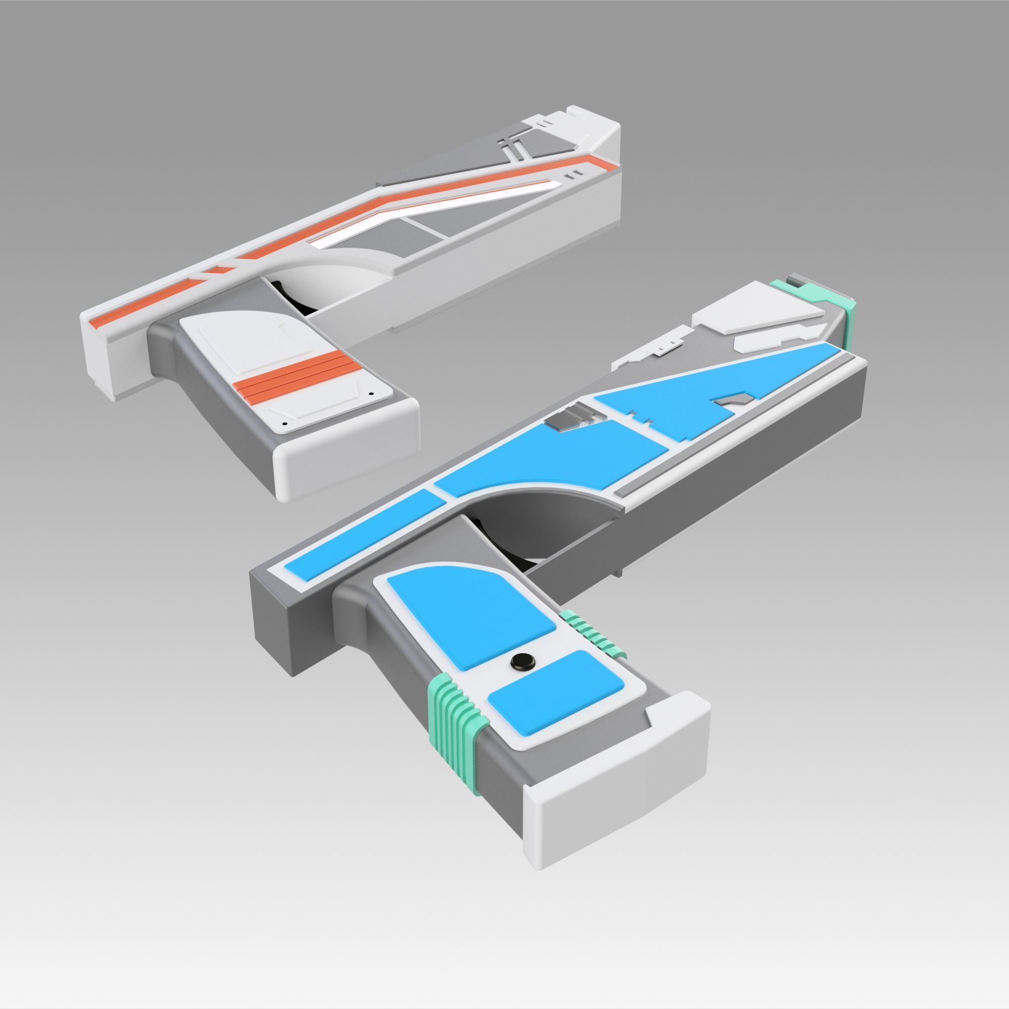 Star Wars Sabine armor bundle weapon prop cosplay replica 3D print model_2