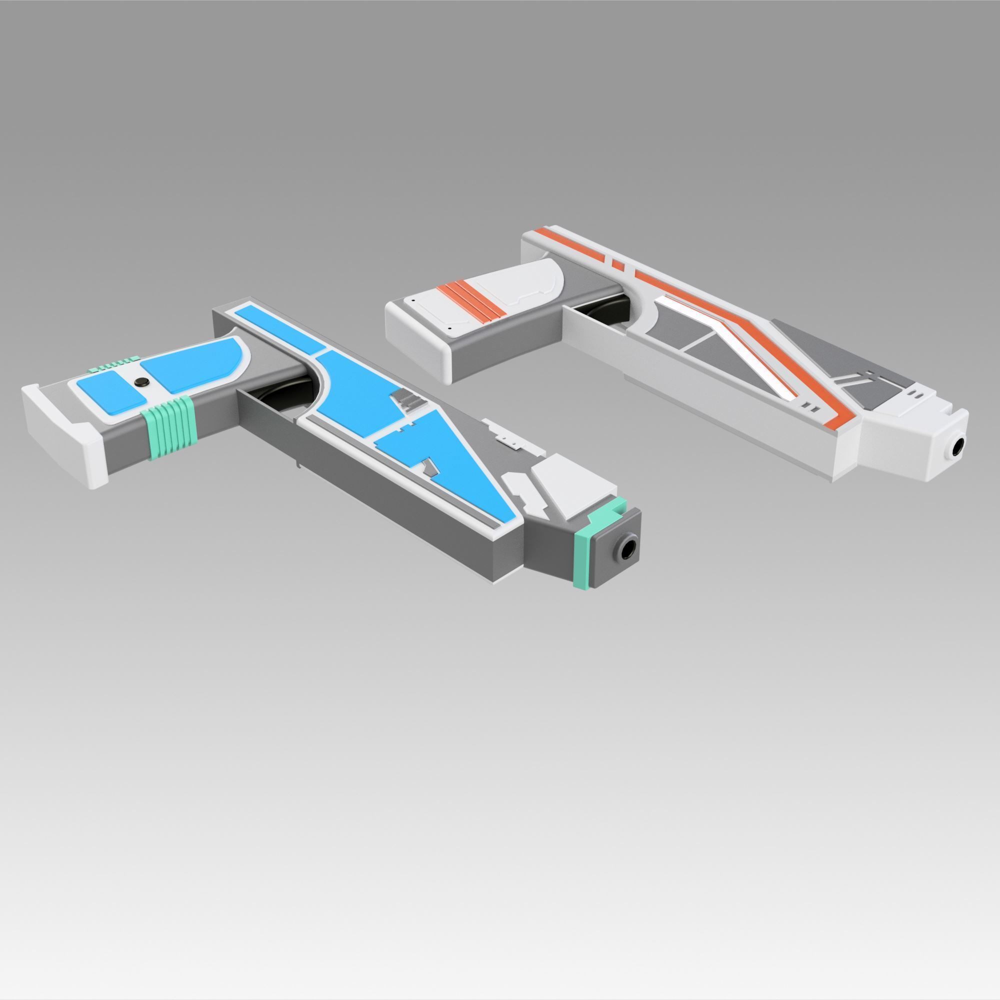 Star Wars Sabine armor bundle weapon prop cosplay replica 3D print model_4
