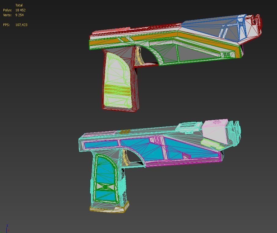 Star Wars Sabine armor bundle weapon prop cosplay replica 3D print model_12