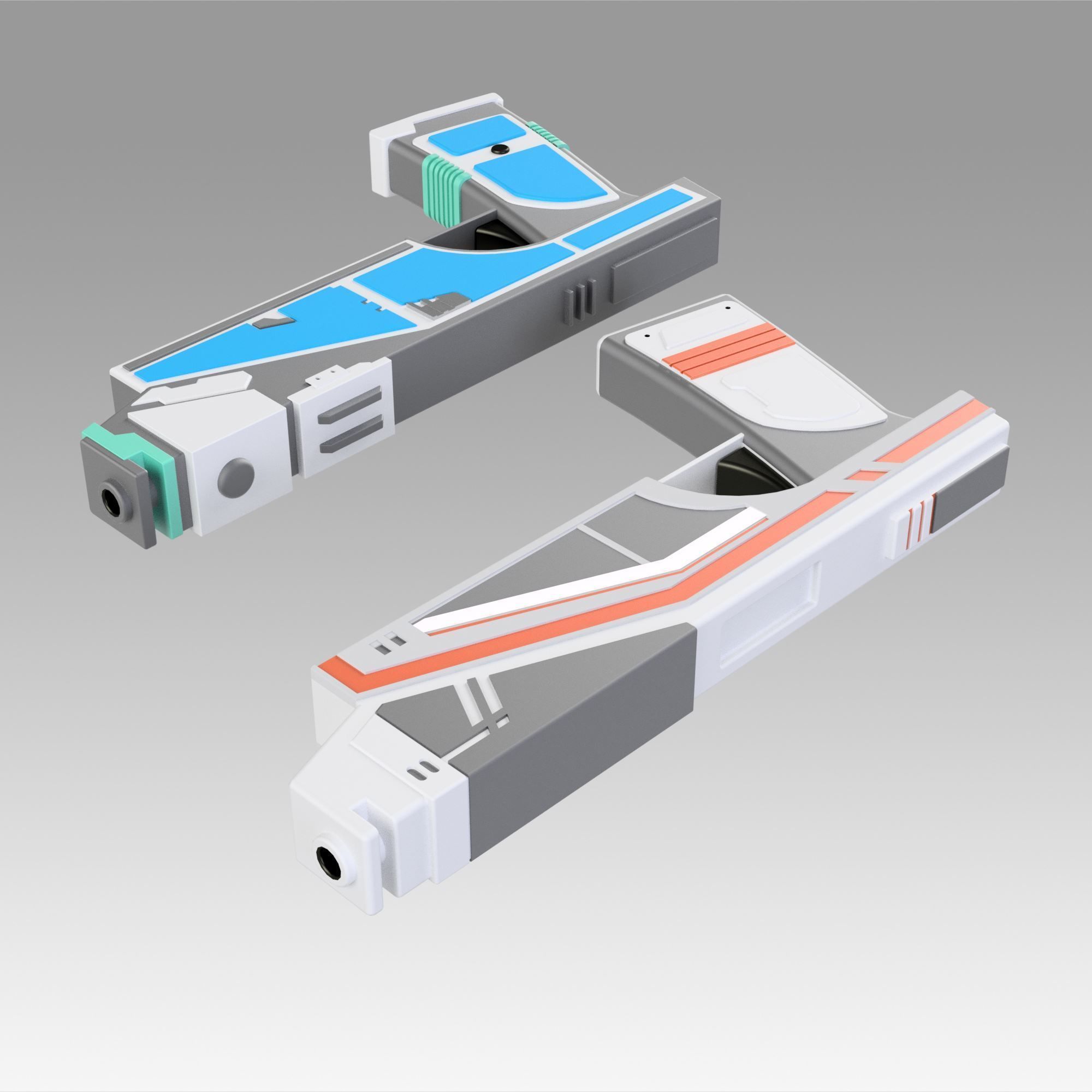 Star Wars Sabine armor bundle weapon prop cosplay replica 3D print model_6