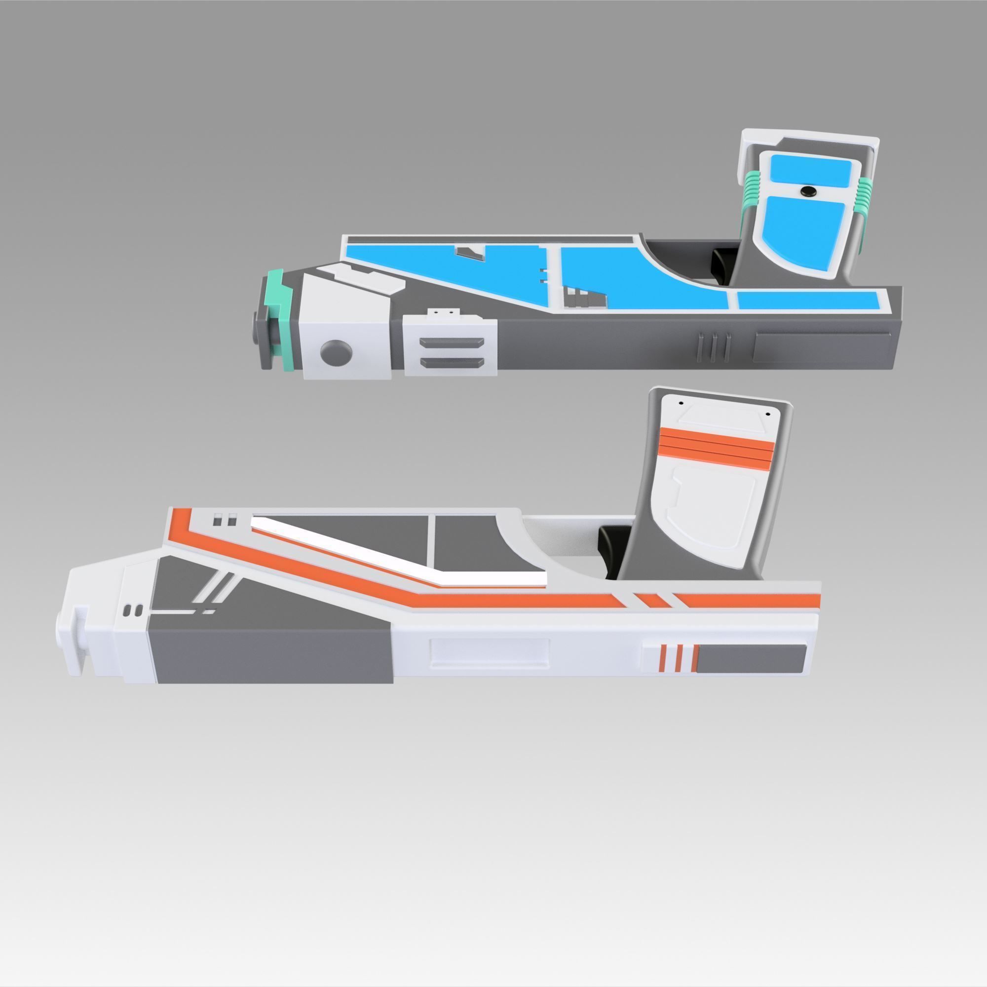 Star Wars Sabine armor bundle weapon prop cosplay replica 3D print model_7