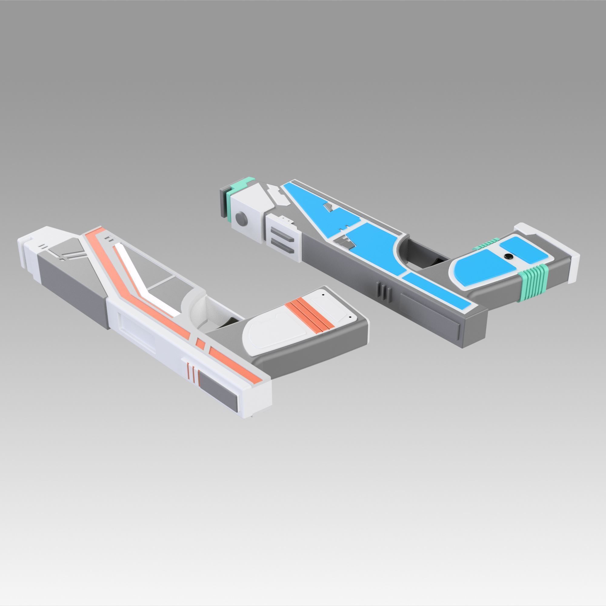 Star Wars Sabine armor bundle weapon prop cosplay replica 3D print model_8