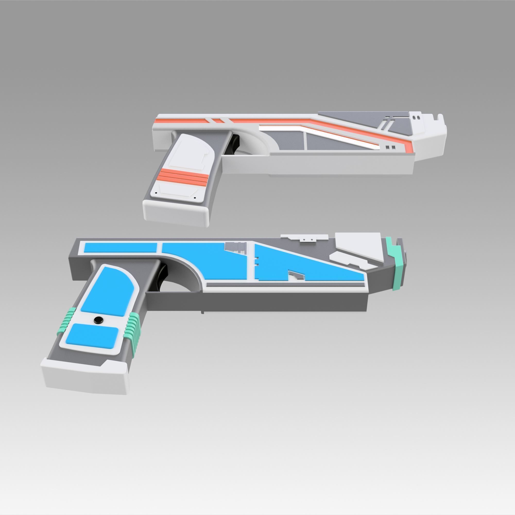 Star Wars Sabine armor bundle weapon prop cosplay replica 3D print model_3