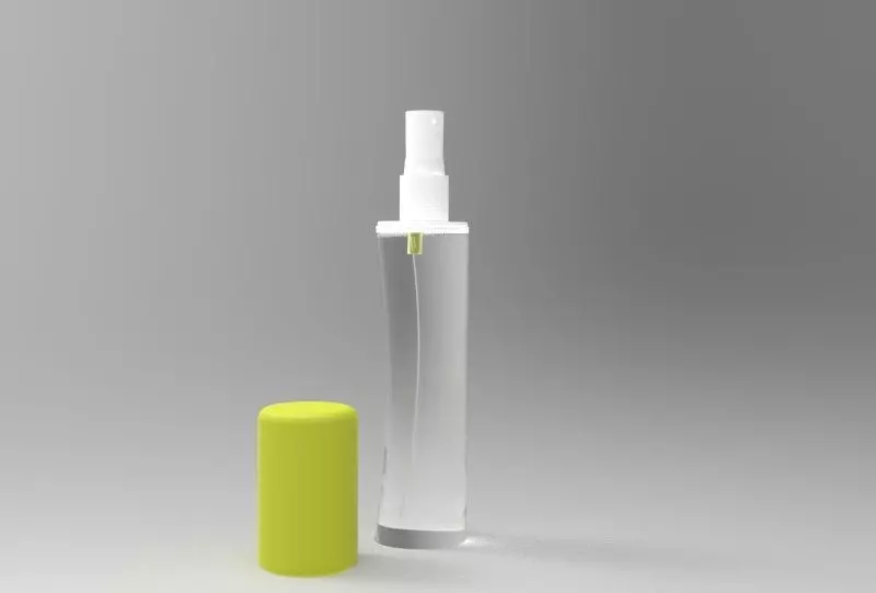 Spray Bottle 3D model_0