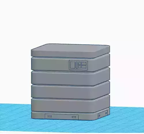 Far Away Galaxy Cargo Crate 3D print model