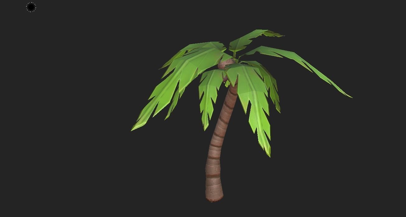 Low Poly Stylized tropical Asset Low-poly 3D model_12