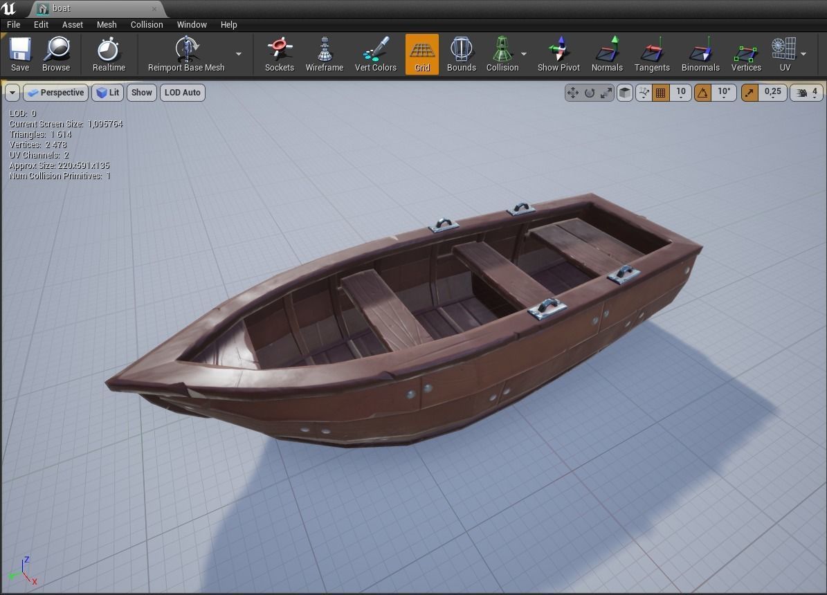 Low Poly Stylized tropical Asset Low-poly 3D model_10