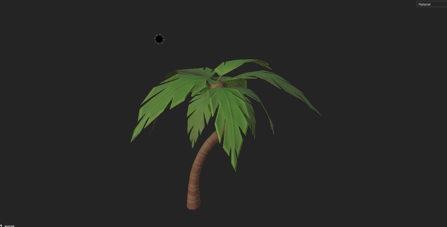 Low Poly Stylized tropical Asset Low-poly 3D model_14