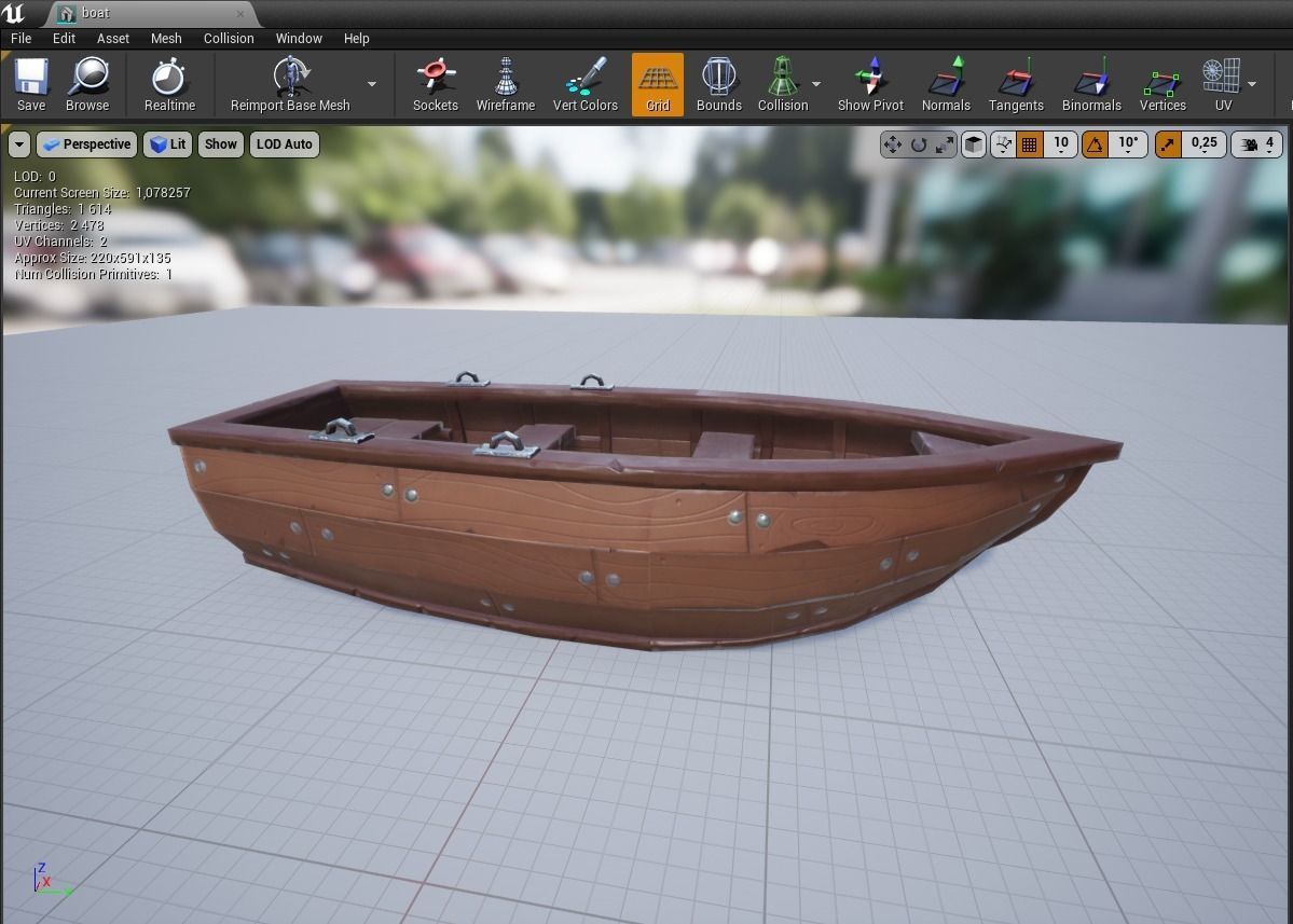 Low Poly Stylized tropical Asset Low-poly 3D model_11