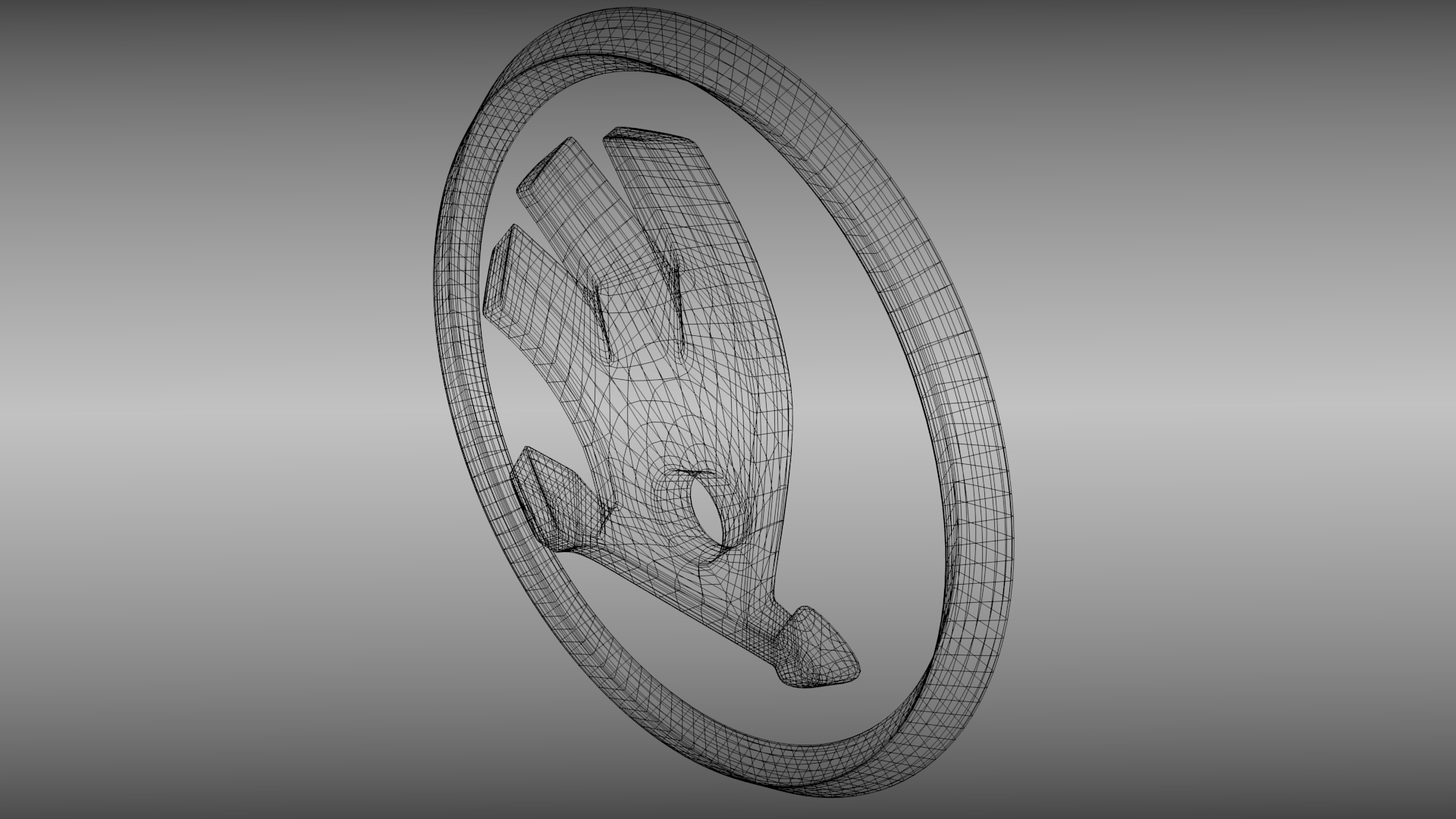 Skoda logo 3D model_5