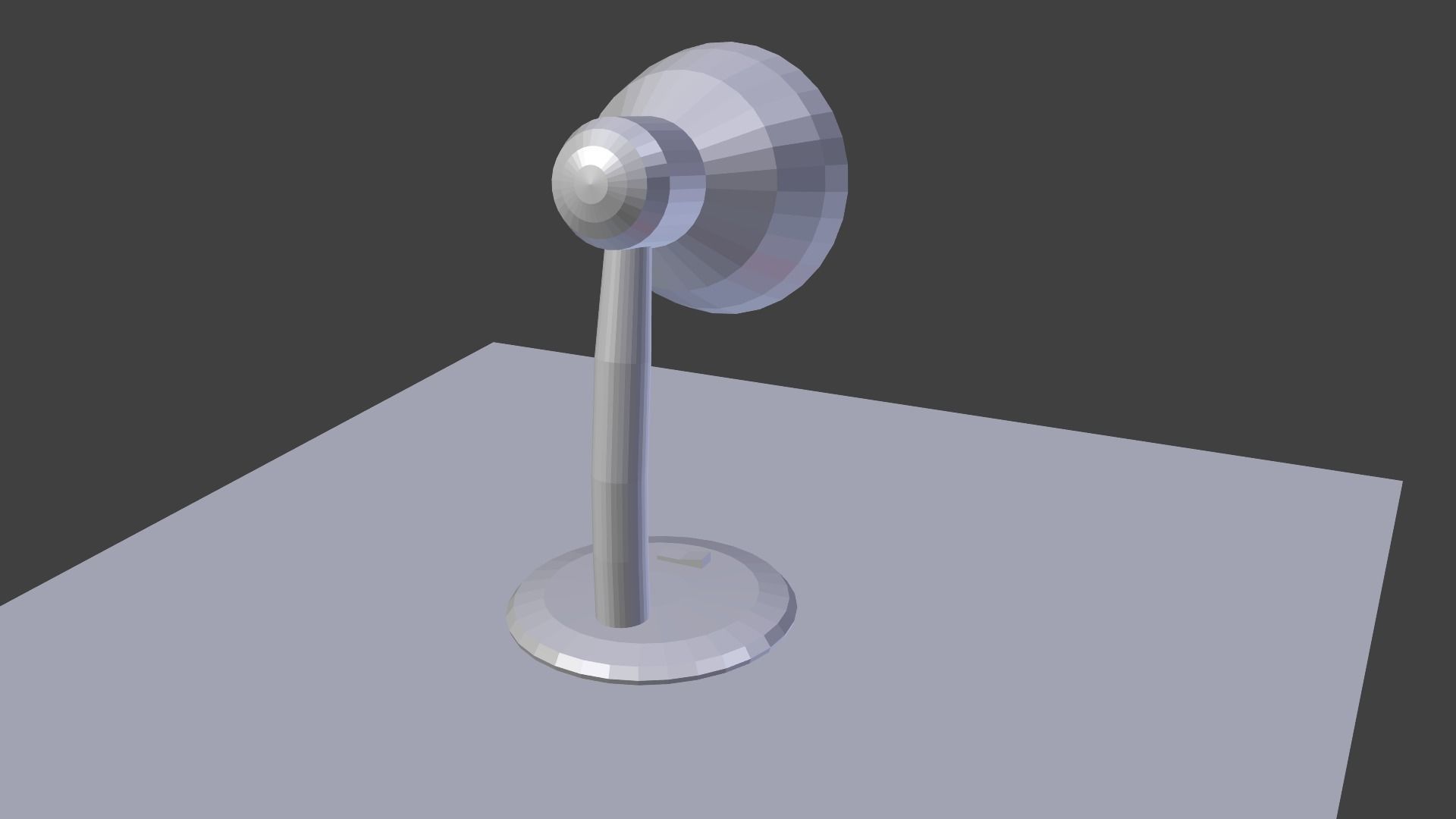 Table lamp Free 3D model_3