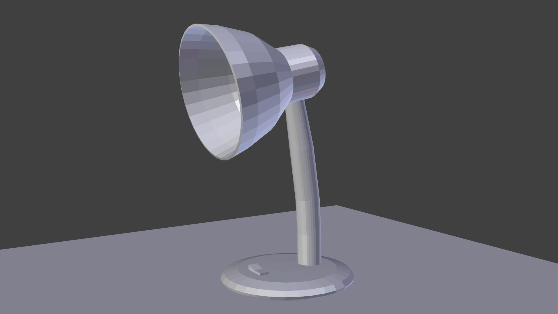Table lamp Free 3D model_4