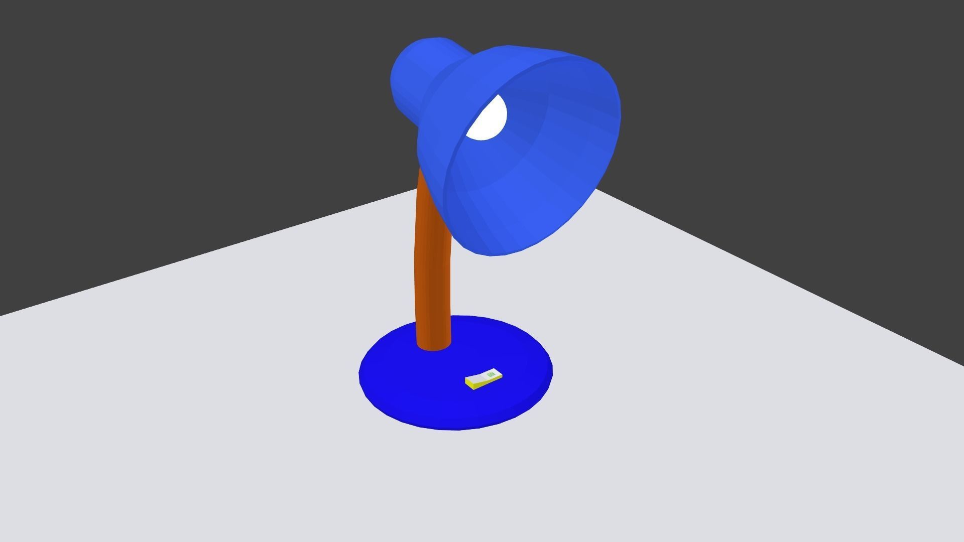 Table lamp Free 3D model_2