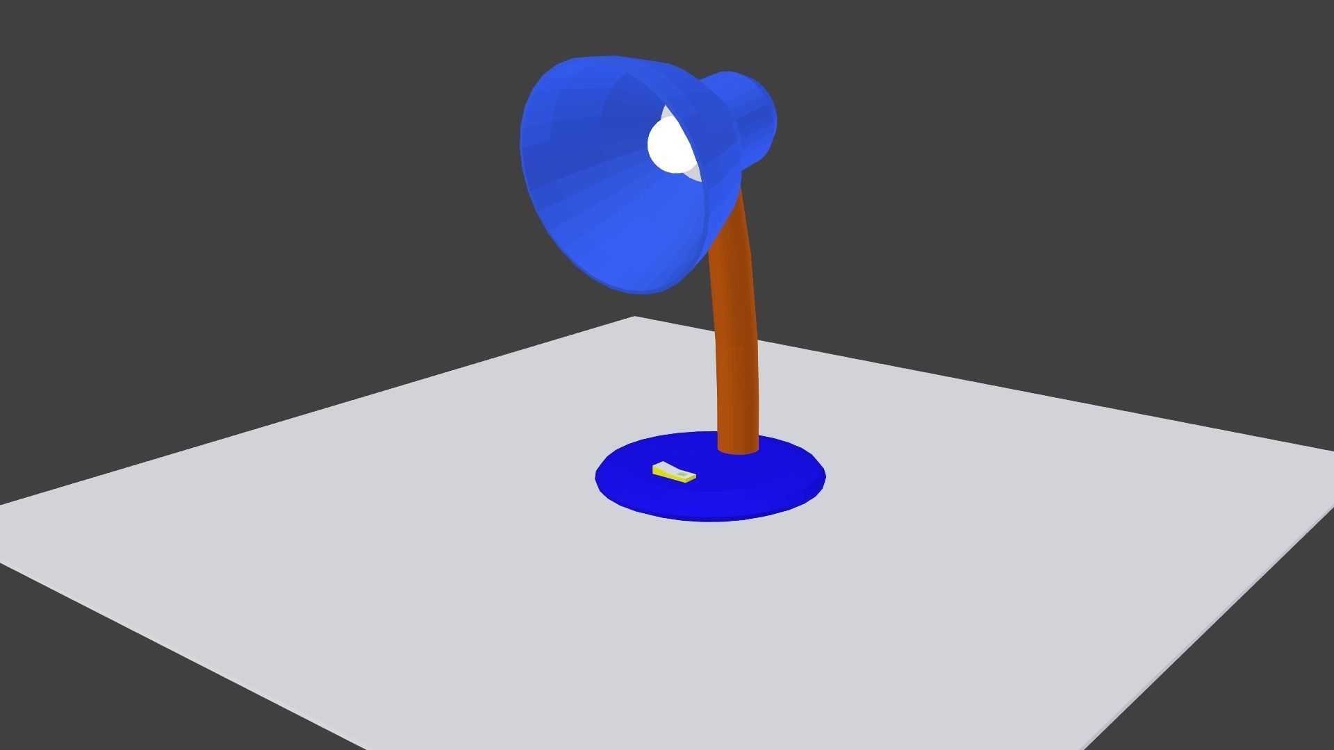 Table lamp Free 3D model_1