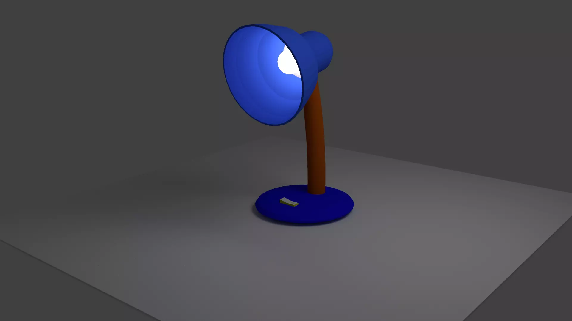 Table lamp Free 3D model_0
