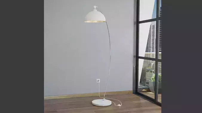 Reading lamp - HD and low poly versions