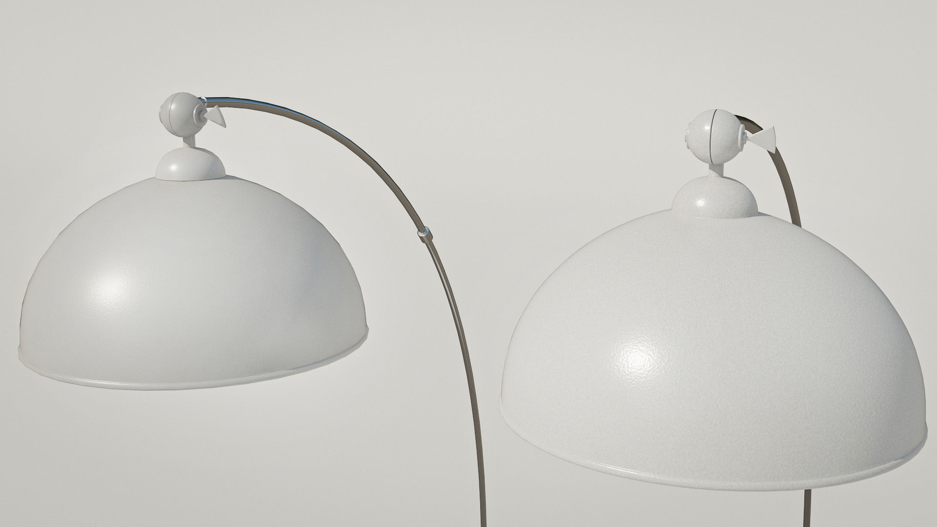 Reading lamp - HD and low poly versions Low-poly 3D model_12