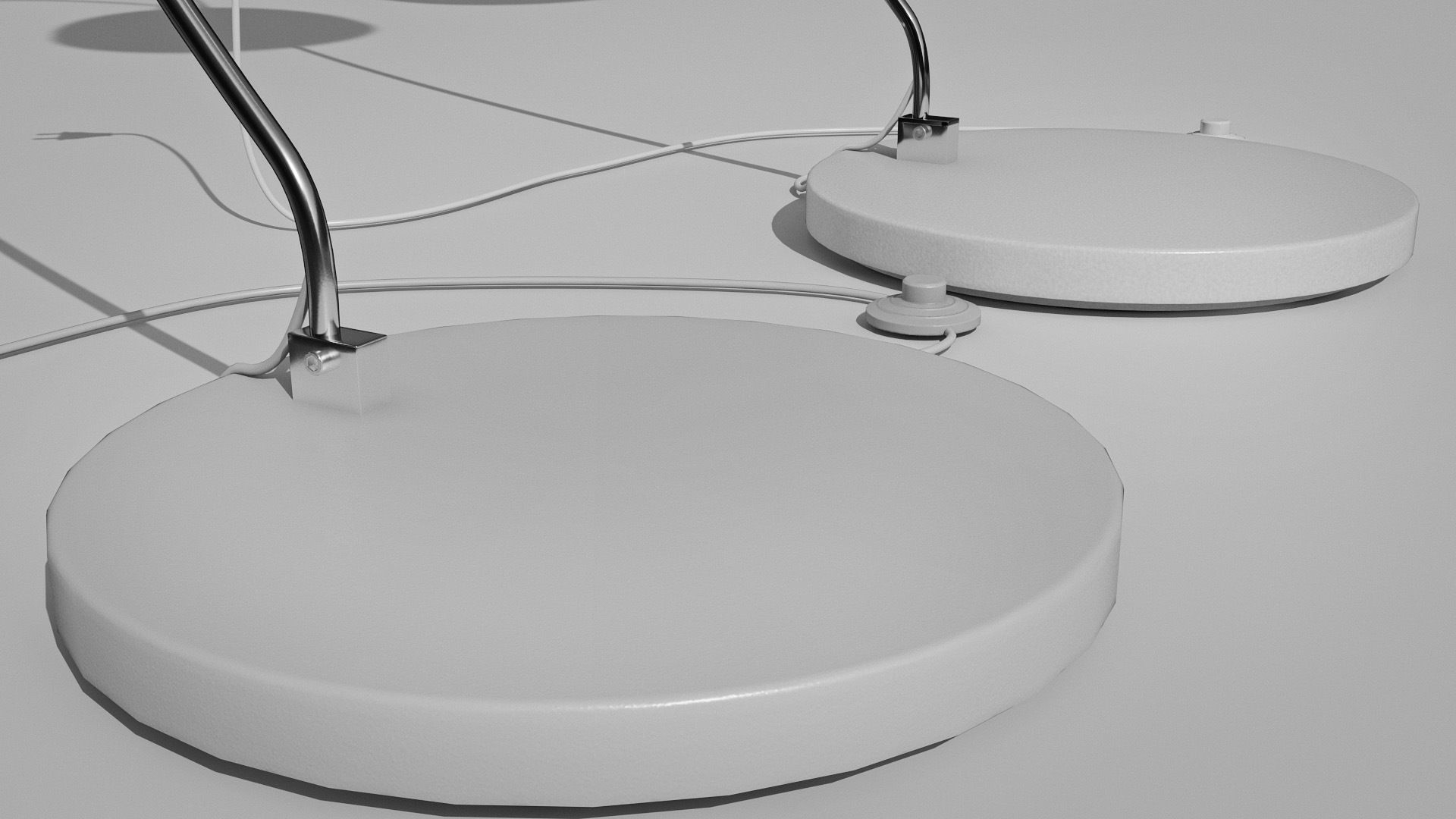 Reading lamp - HD and low poly versions Low-poly 3D model_10