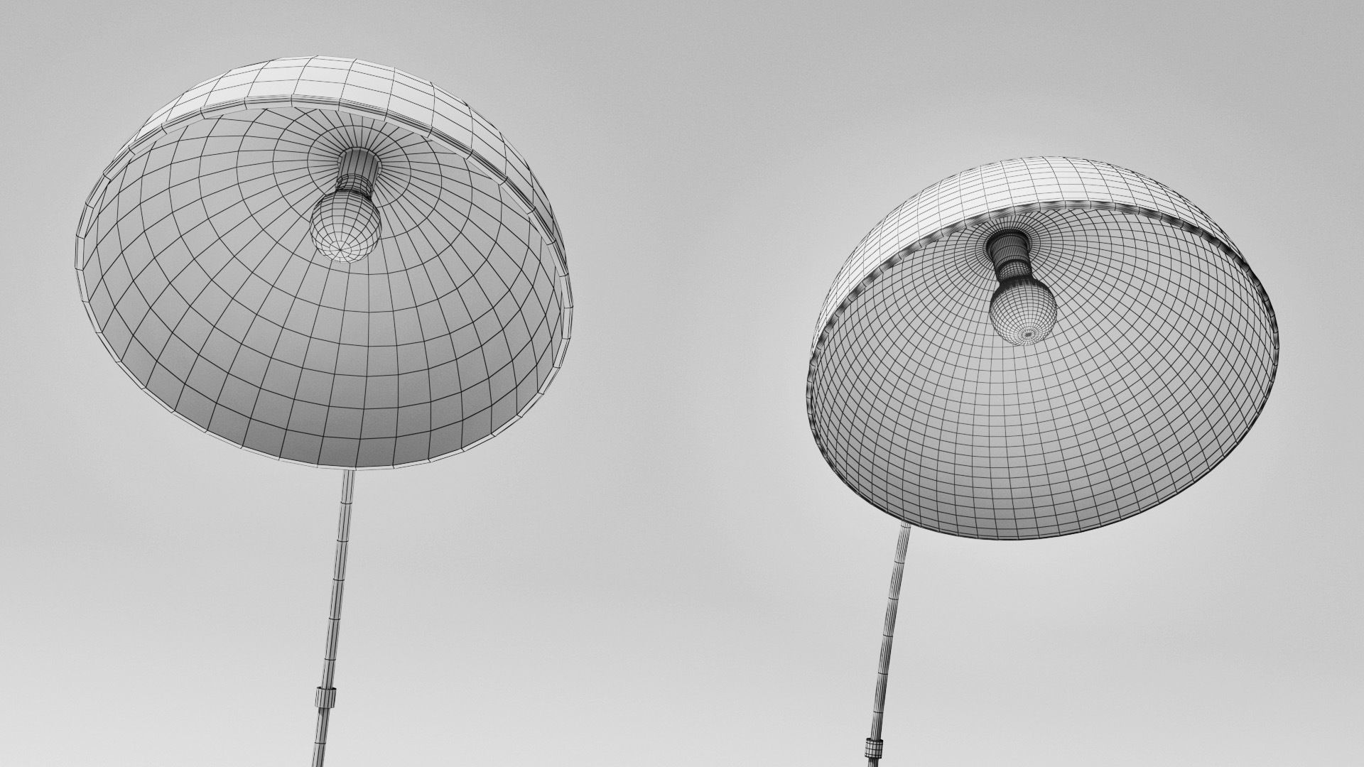 Reading lamp - HD and low poly versions Low-poly 3D model_15