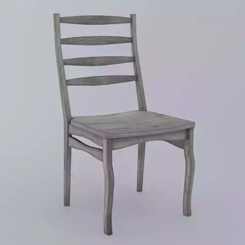 Wooden chair - aged wood 
